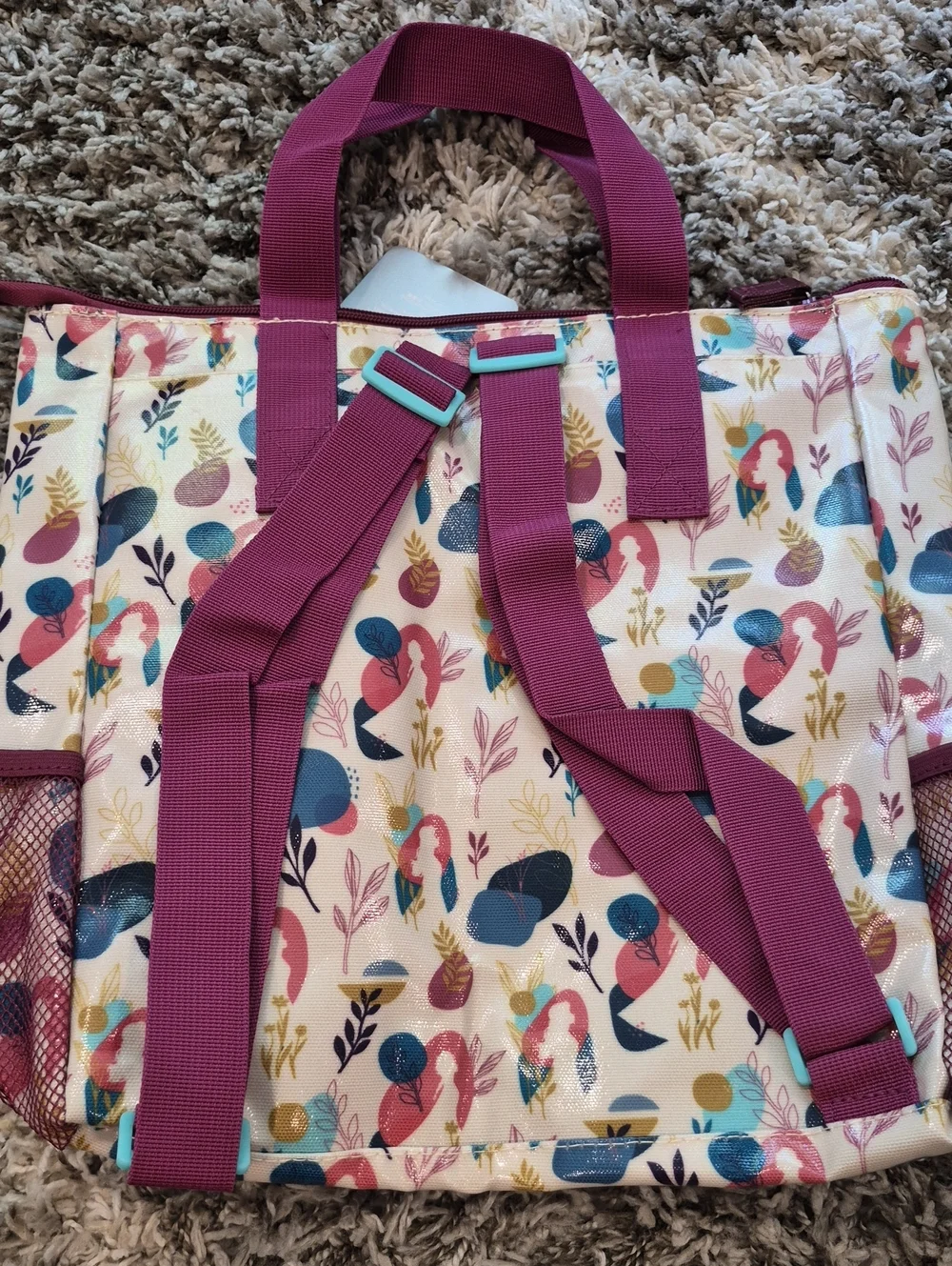 Disney Frozen Anna and Elsa convertible tote backpack